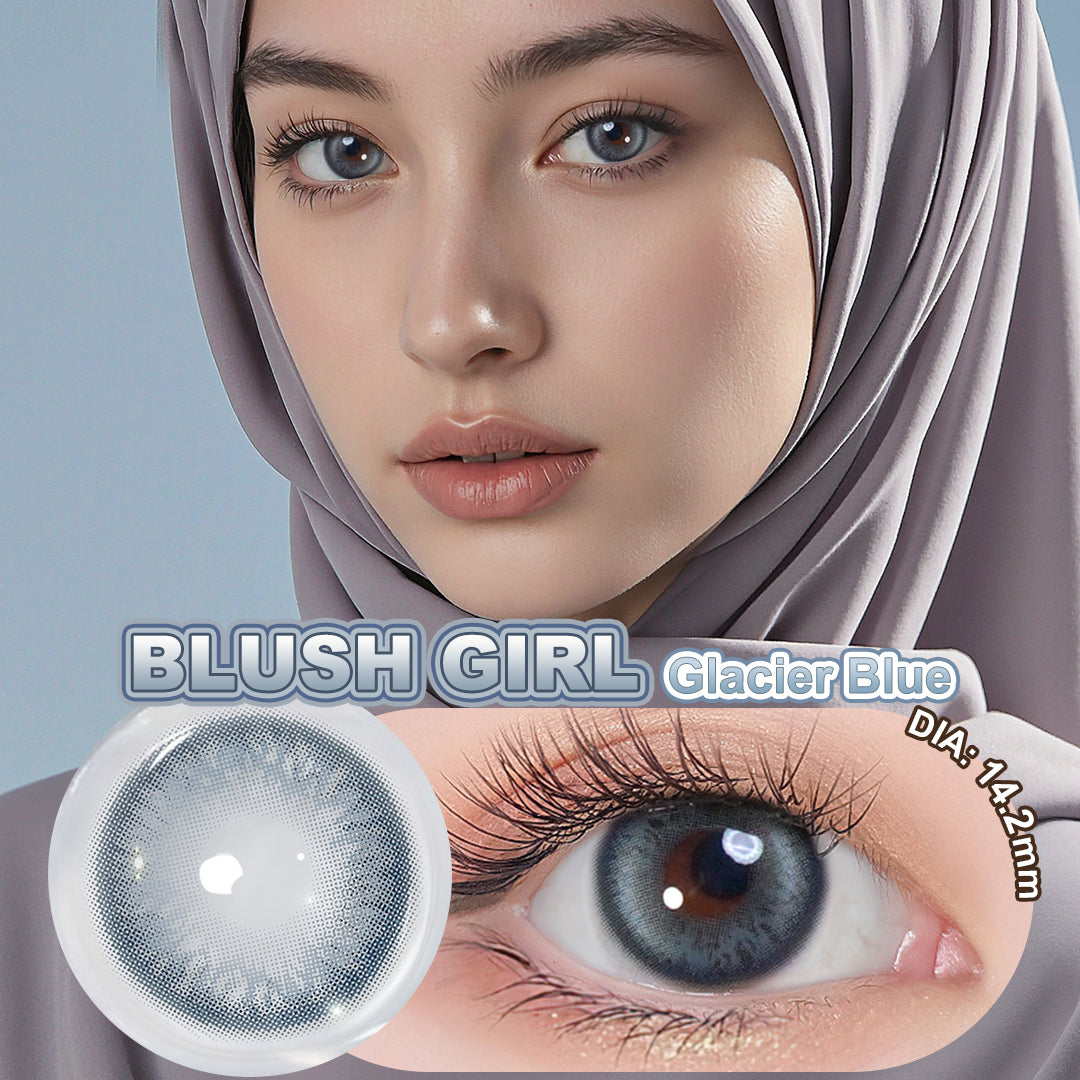 Magister Blush Girl Glacier Blue Colored Contacts