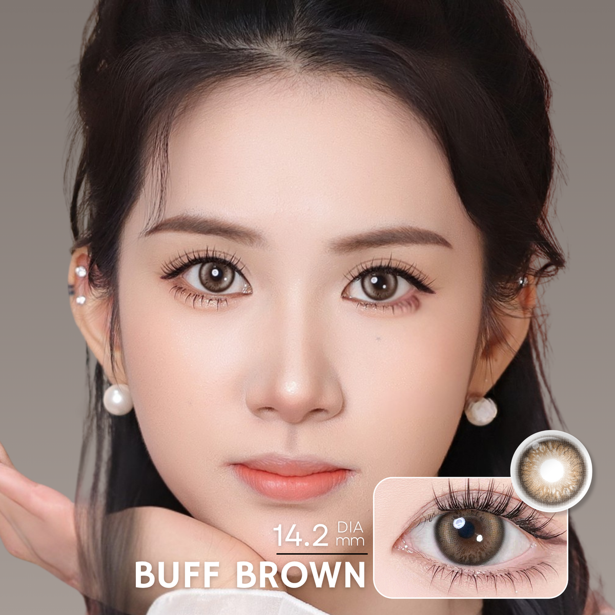 Magister Blush Girl Buff Brown Colored Contacts