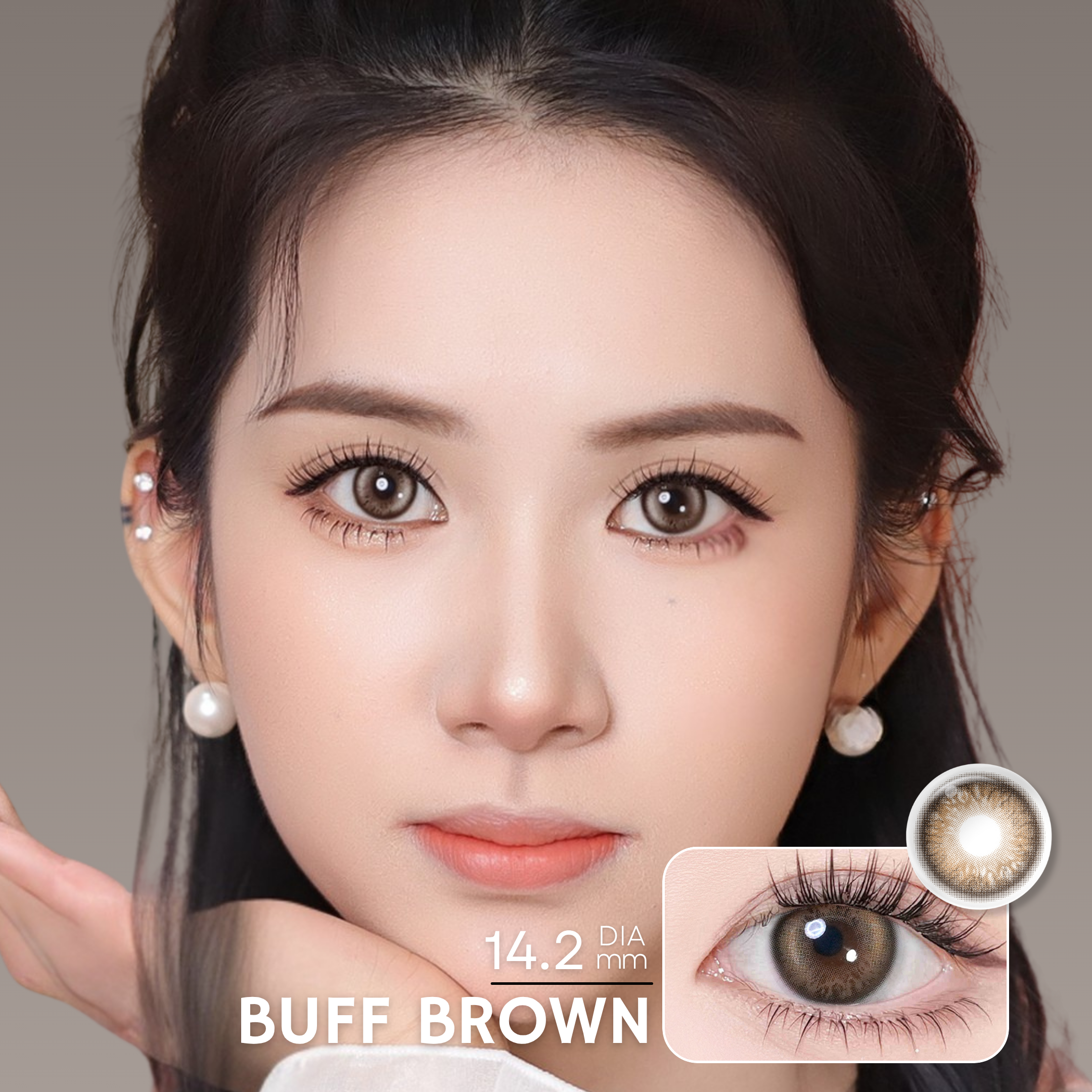Magister Blush Girl Buff Brown Colored Contacts