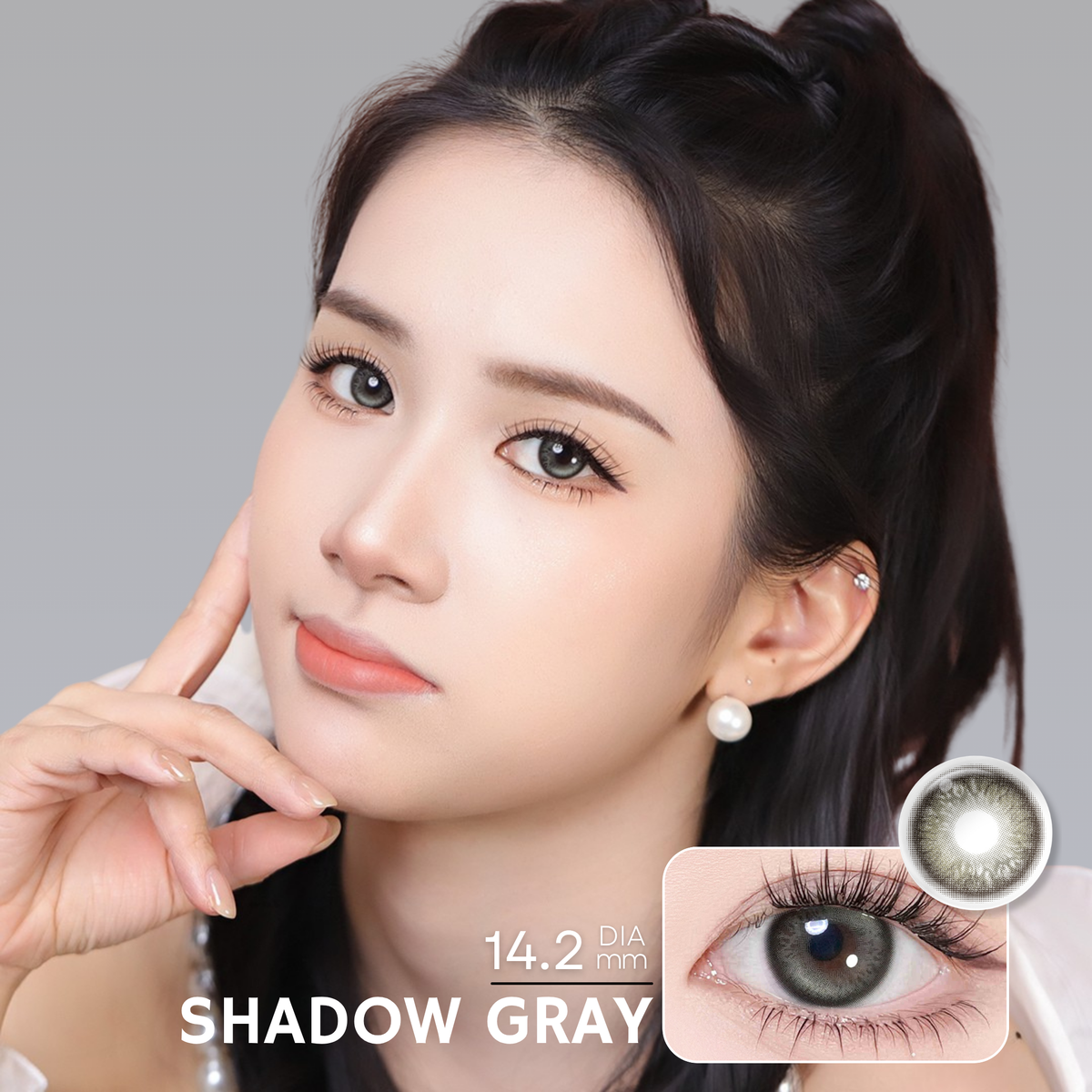 Magister Blush Girl  Shadow Gray Colored Contacts