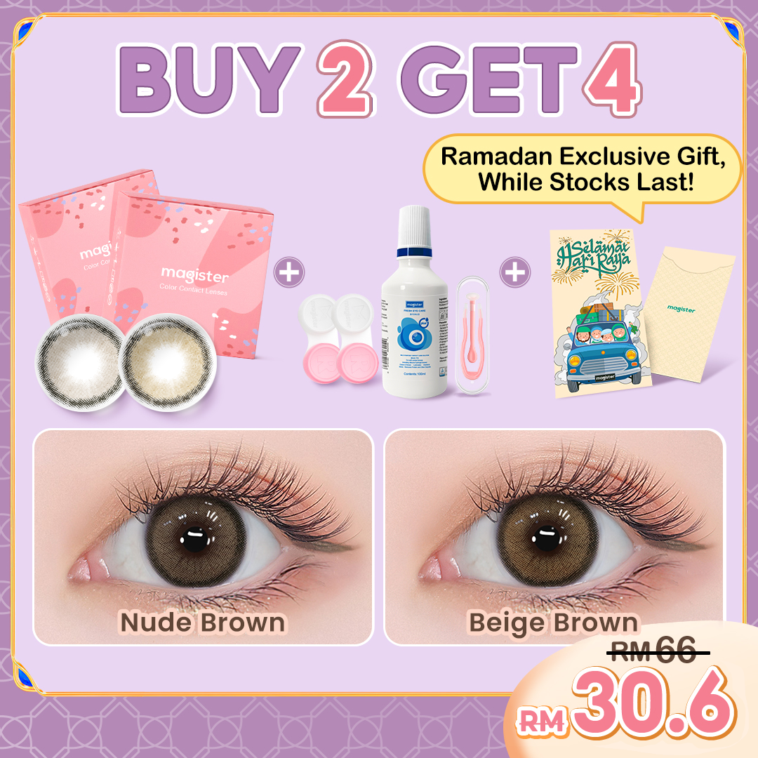 [Buy 2 Get 4] (0~-6.00) Magister 14.0mm Natural Roze Series