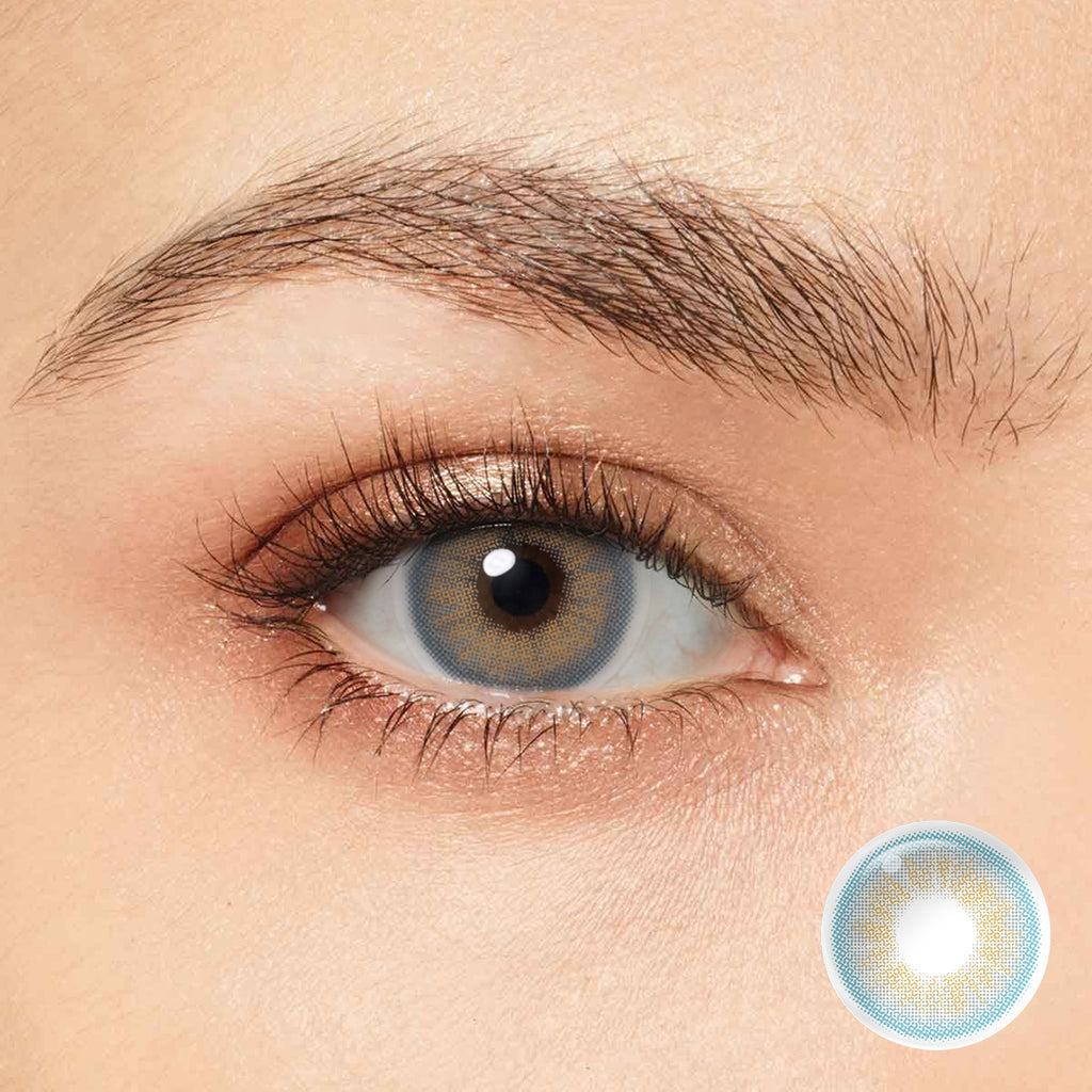 Unleash the alluring allure of your eyes with Desire II Ocean Blue colored contacts. Immerse yourself in a mesmerizing and exotic blend of blue and hazel, perfect for capturing cross-cultural elegance. Loaded with powerful pigments, achieve a striking and long-lasting eye color transformation that will leave a lasting impact.