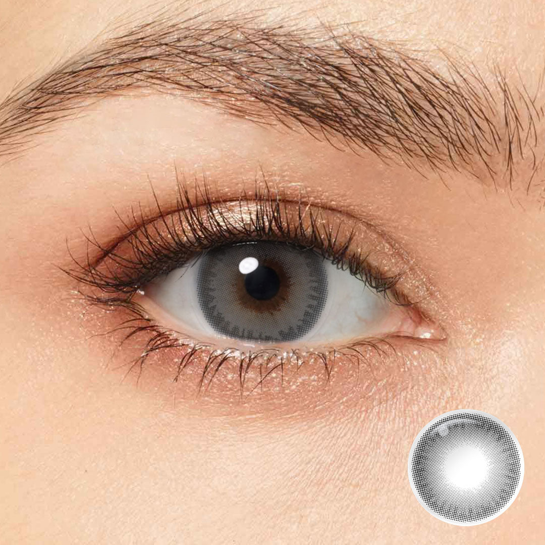 Experience a subtle transformation with Magister Nils Smog Gray Colored Contacts. Enhance your look with the mysterious temperament of Gray. 