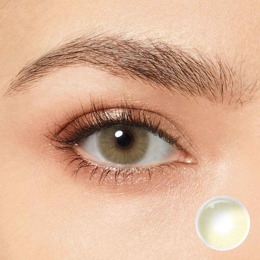 Achieve a natural and charming look with Magister Queen Amber Colored Contacts. 