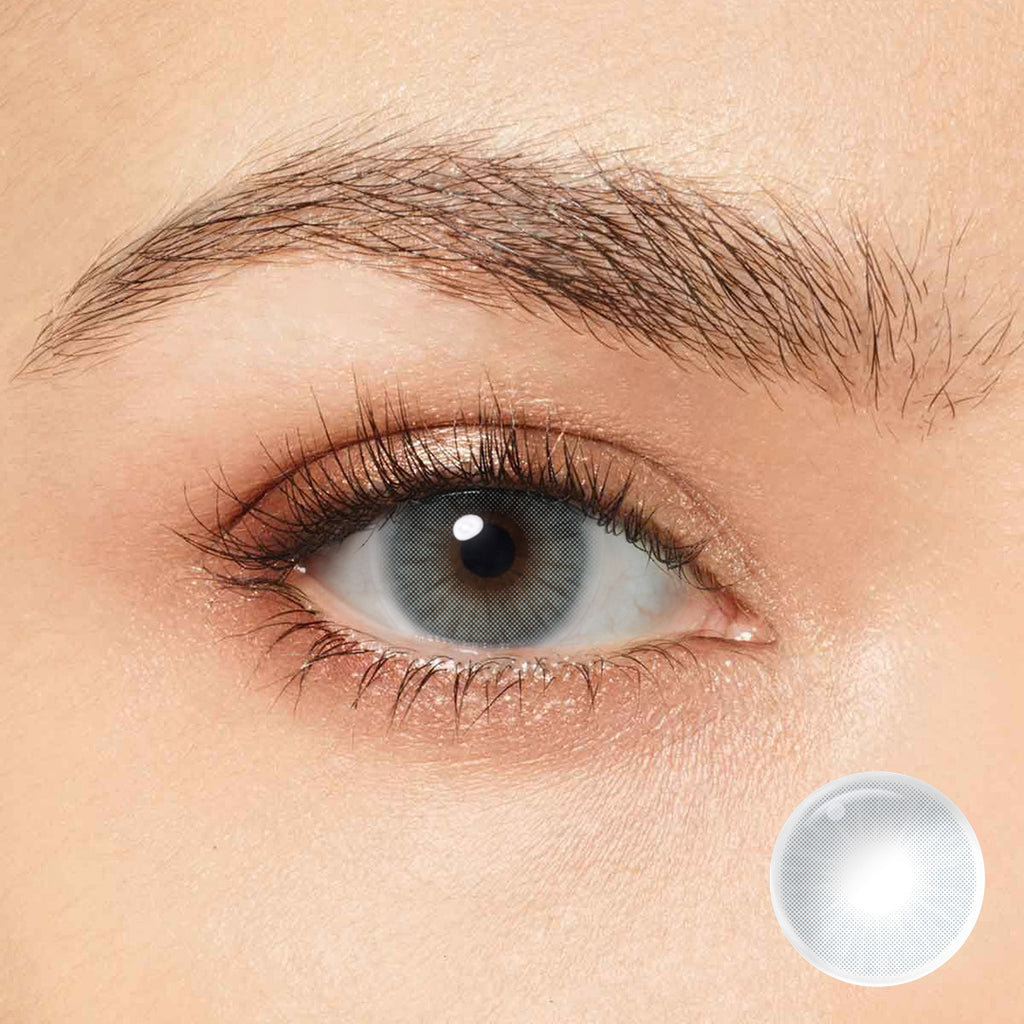 Transform your eyes with Magister Queen Graphite Colored Contacts! 
