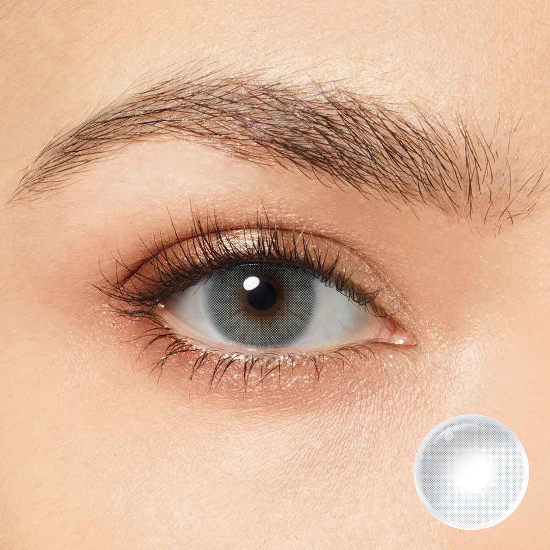 Transform your eyes with Magister Queen Graphite Colored Contacts! 