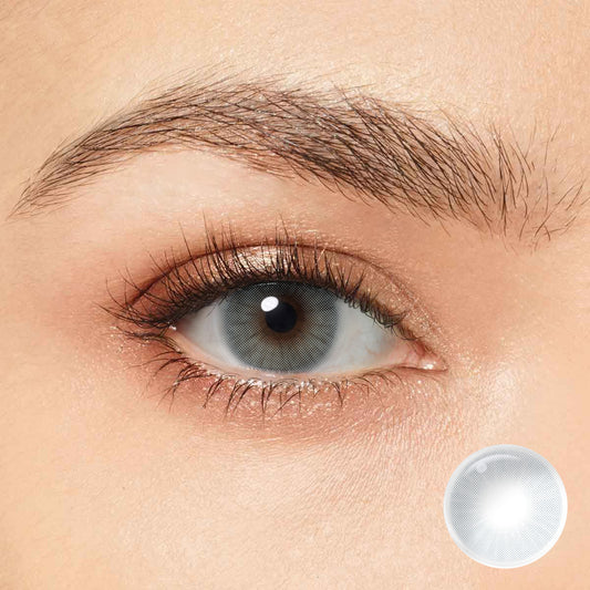 Transform your eyes with Magister Queen Graphite Colored Contacts! 