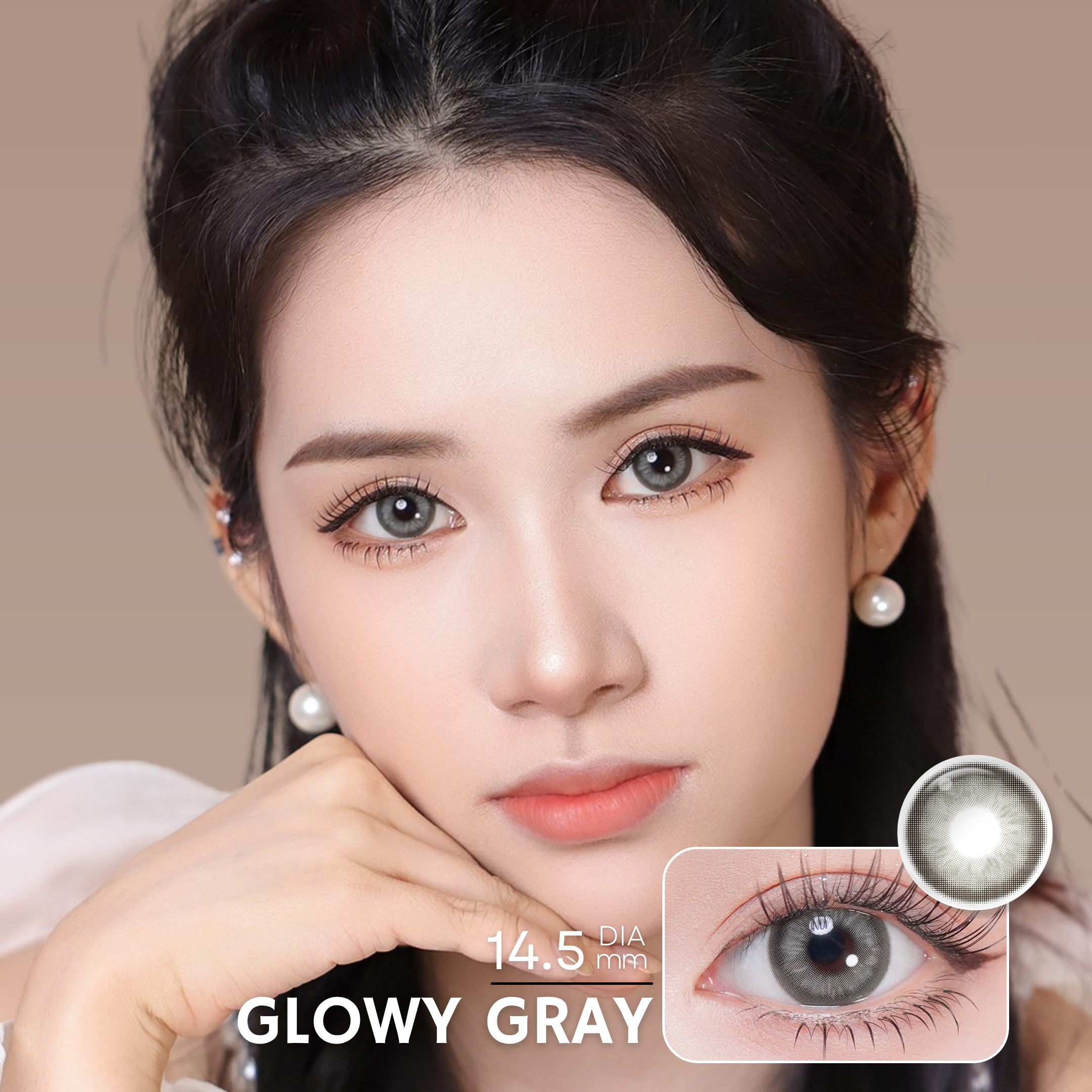 Magister Glowy Gray  Colored Contacts