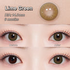 Magister Desire II Lime Green Colored Contacts