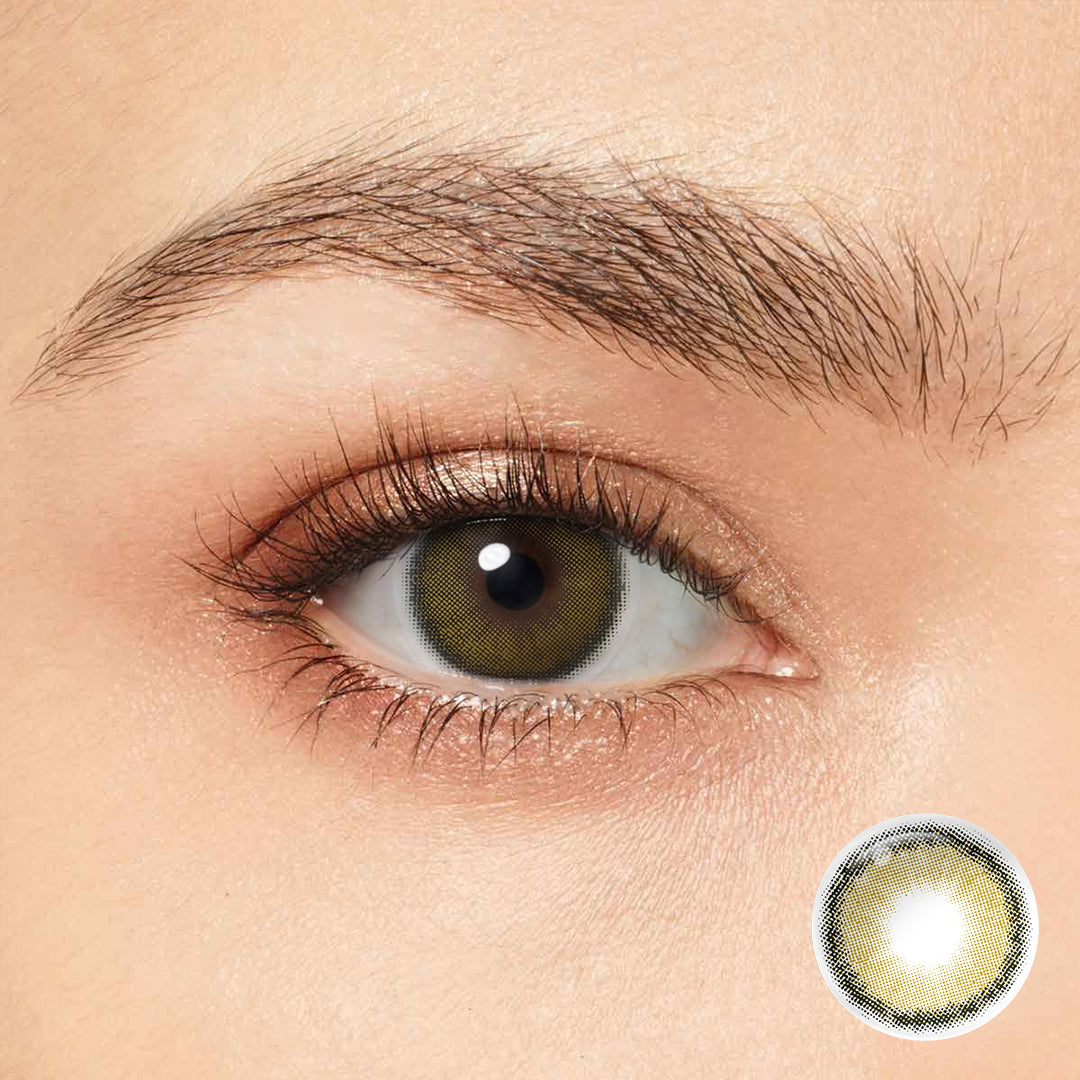 Magister Roze Olive Green Colored Contacts