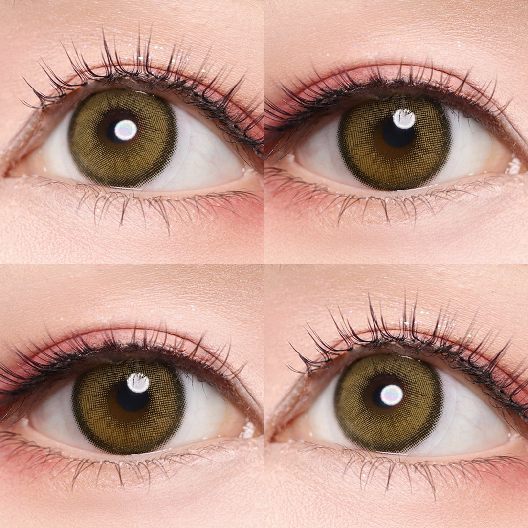 Magister Roze Olive Green Colored Contacts
