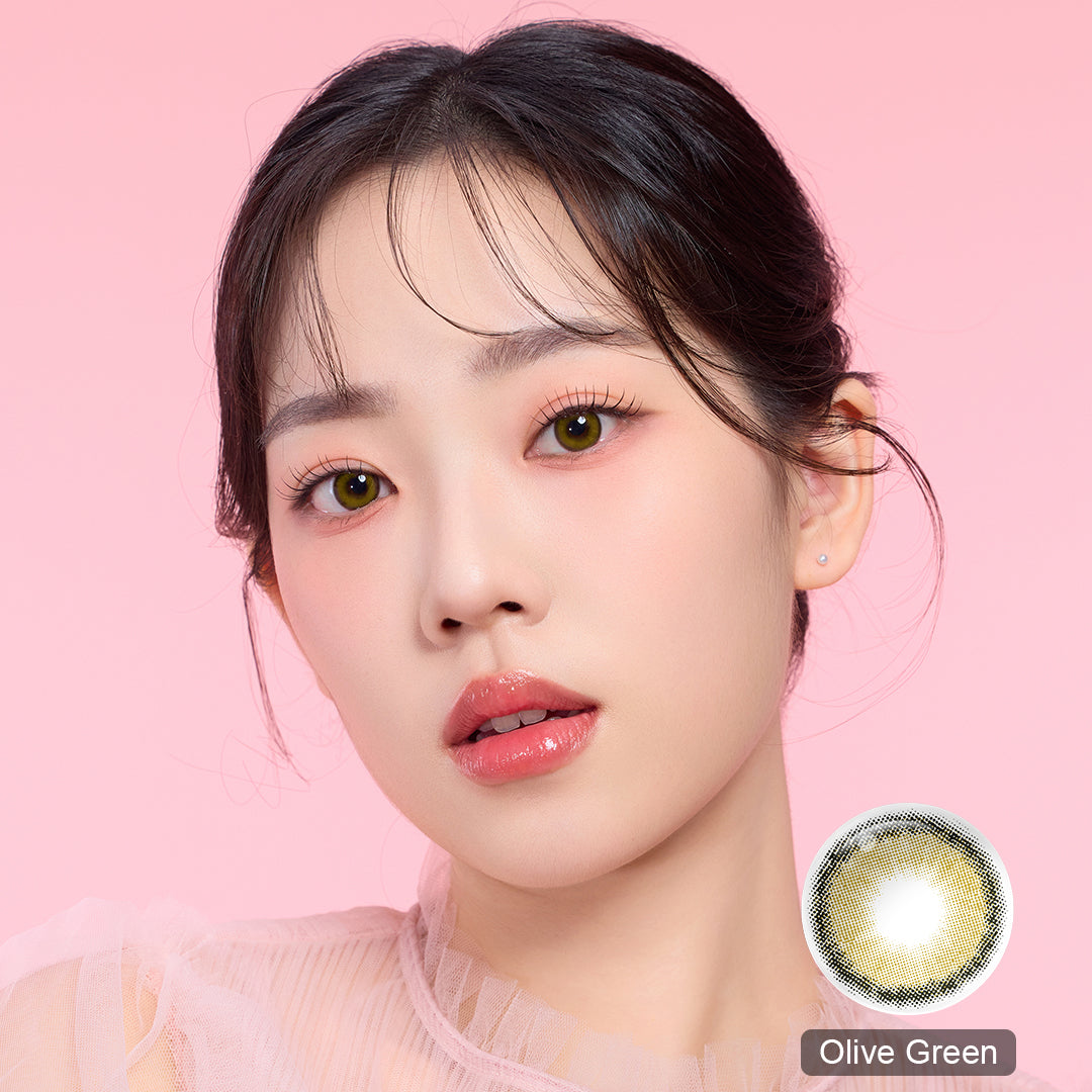 Magister Roze Olive Green Colored Contacts