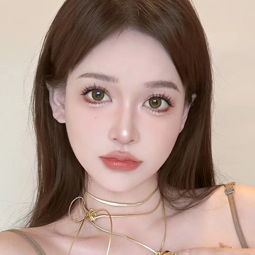 Magister Roze Olive Green Colored Contacts