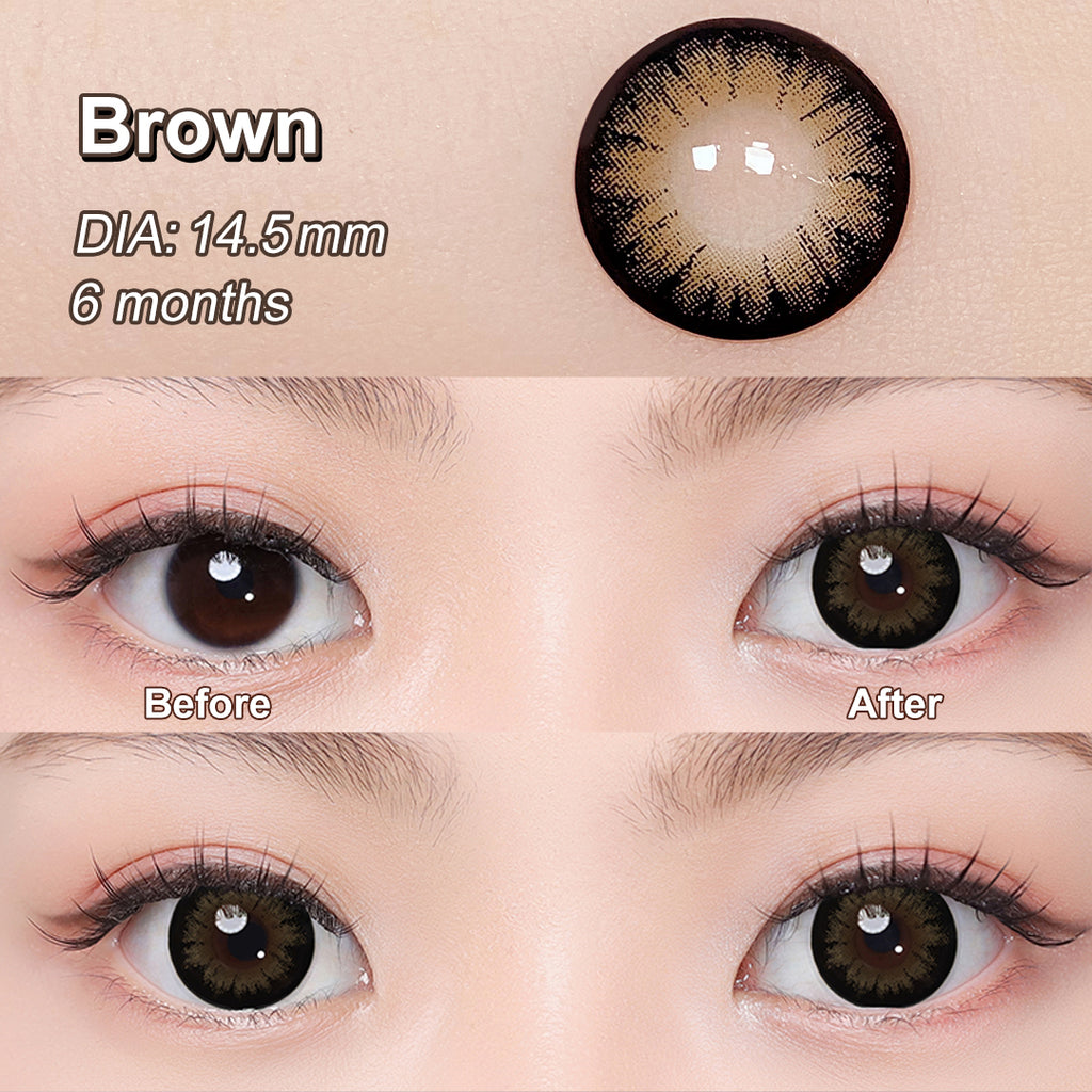 Magister Supersize Brown Colored Contacts
