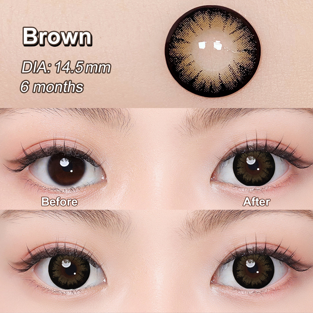Magister Supersize Brown Colored Contacts