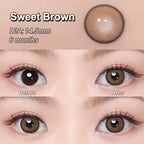 Magister Luna Sweet Brown Colored Contacts
