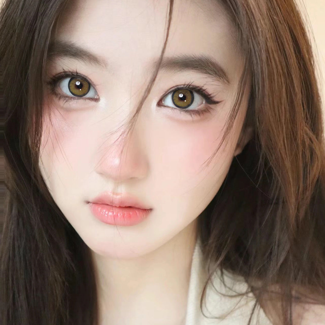 Magister Melody Cream Brown Colored Contacts