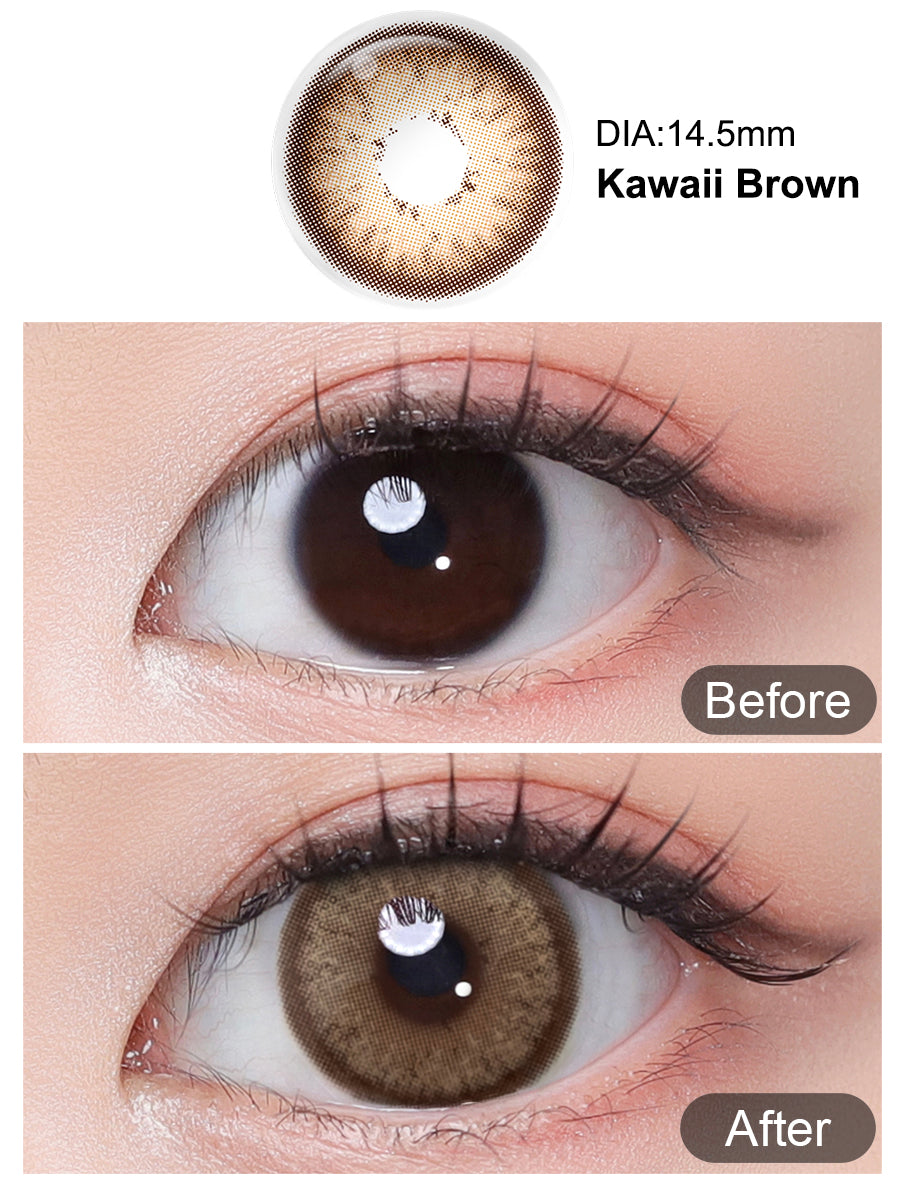 Magister Kawaii N Kawaii Brown Colored Contacts