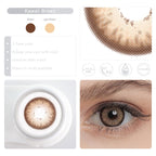 Magister Kawaii N Kawaii Brown Colored Contacts