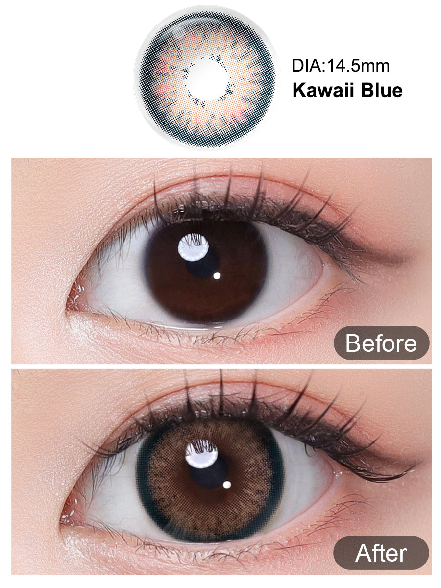 Magister Kawaii N Kawaii Blue Colored Contacts
