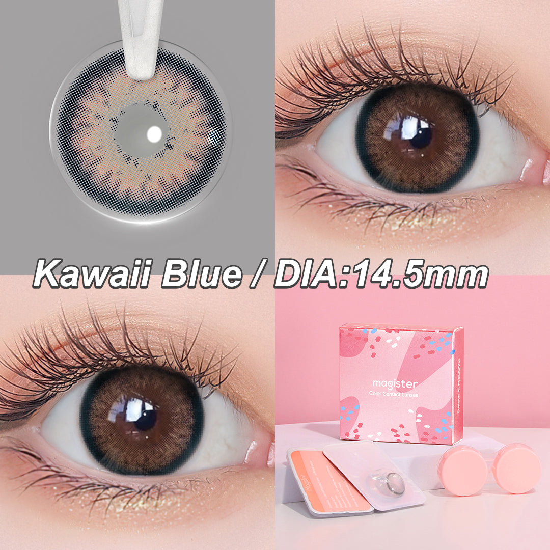Magister Kawaii N Kawaii Blue Colored Contacts