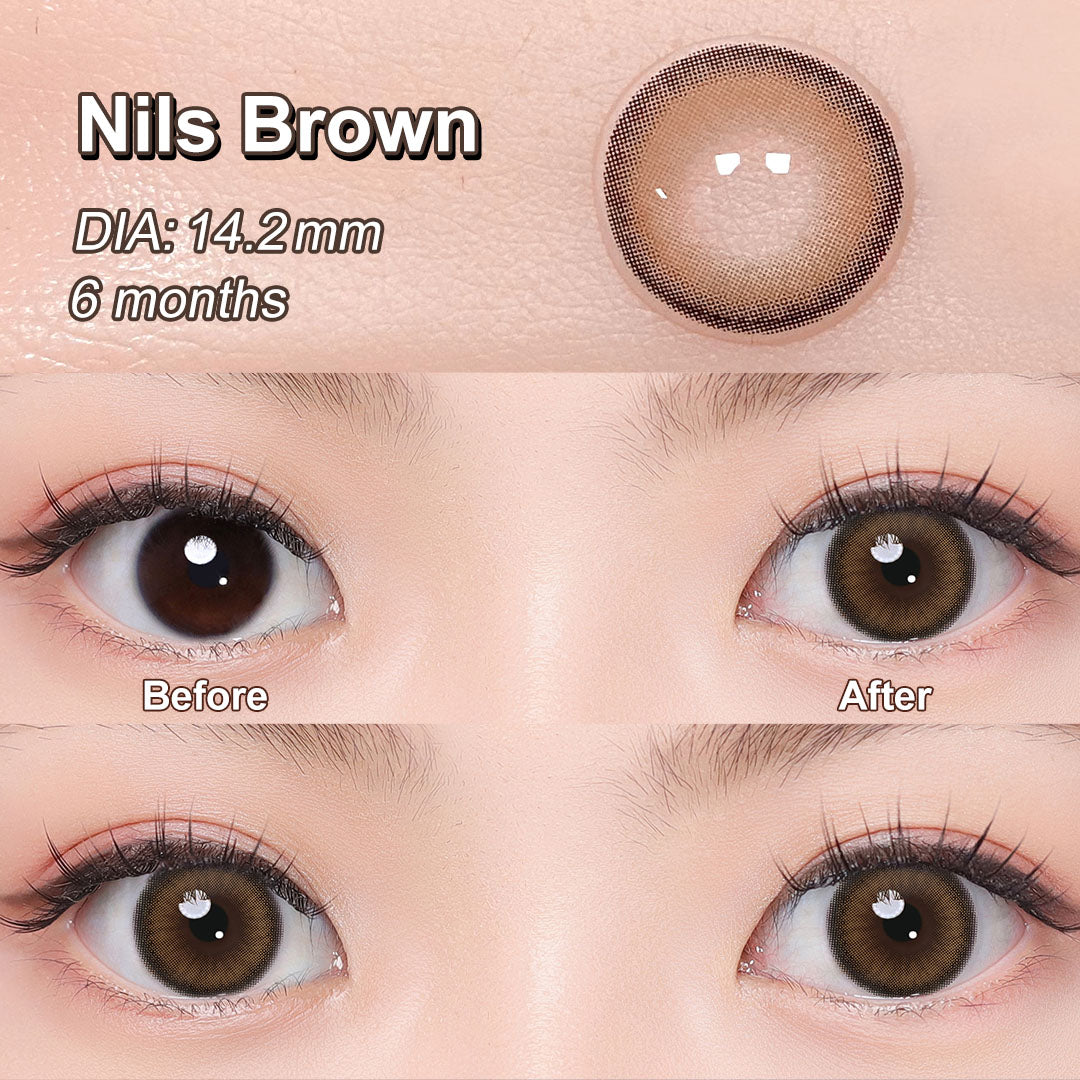 Magister Nils Brown Colored Contacts