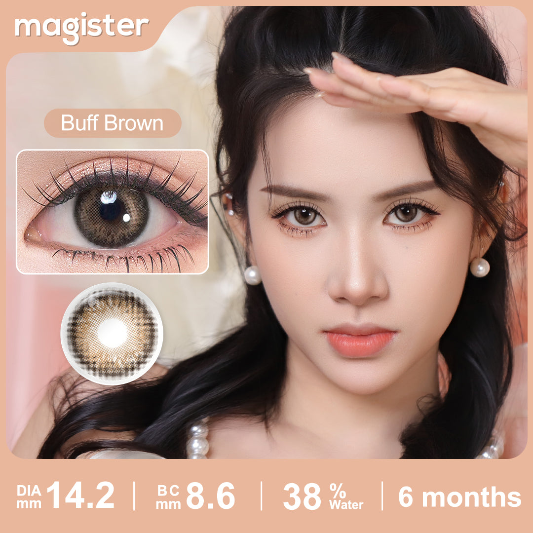 Magister Blush Girl Buff Brown Colored Contacts