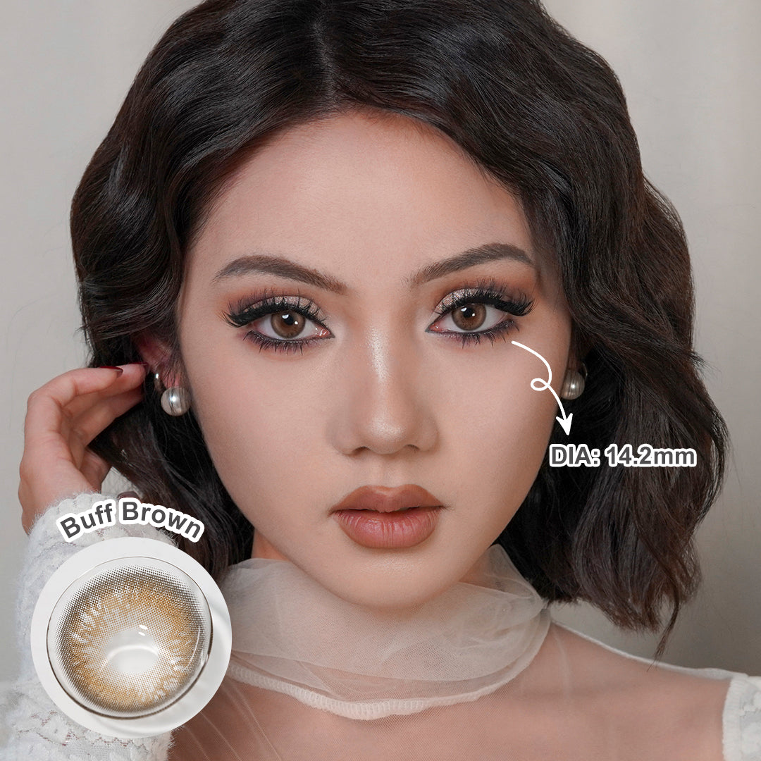 Magister Blush Girl Buff Brown Colored Contacts