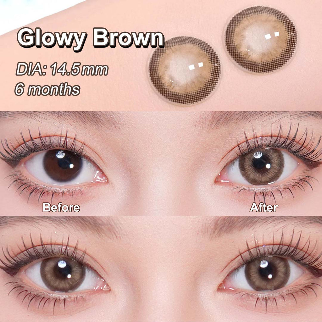 Magister Glowy Brown  Colored Contacts