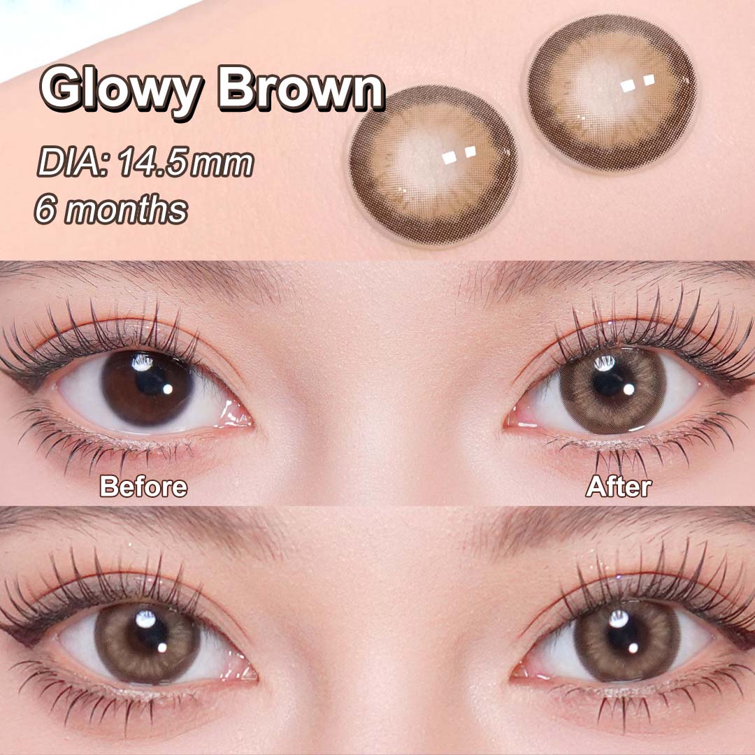 Magister Glowy Brown  Colored Contacts