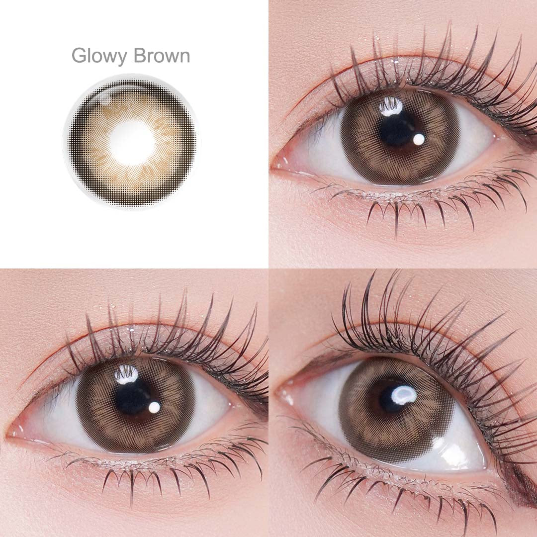 Magister Glowy Brown  Colored Contacts