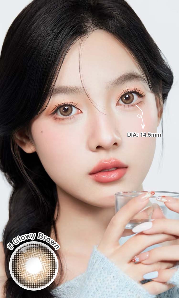 Magister Glowy Brown  Colored Contacts