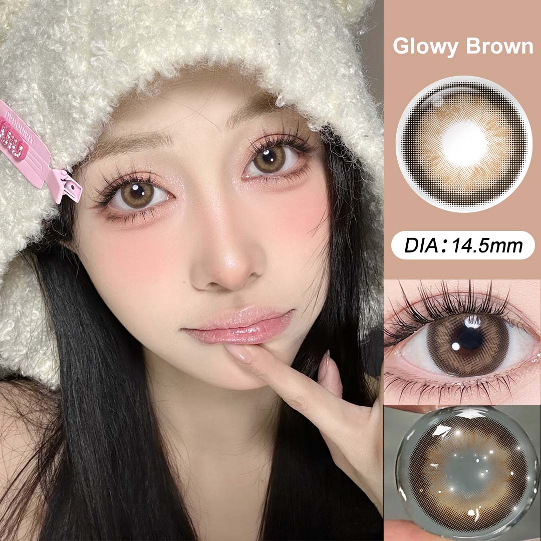 Magister Glowy Brown  Colored Contacts
