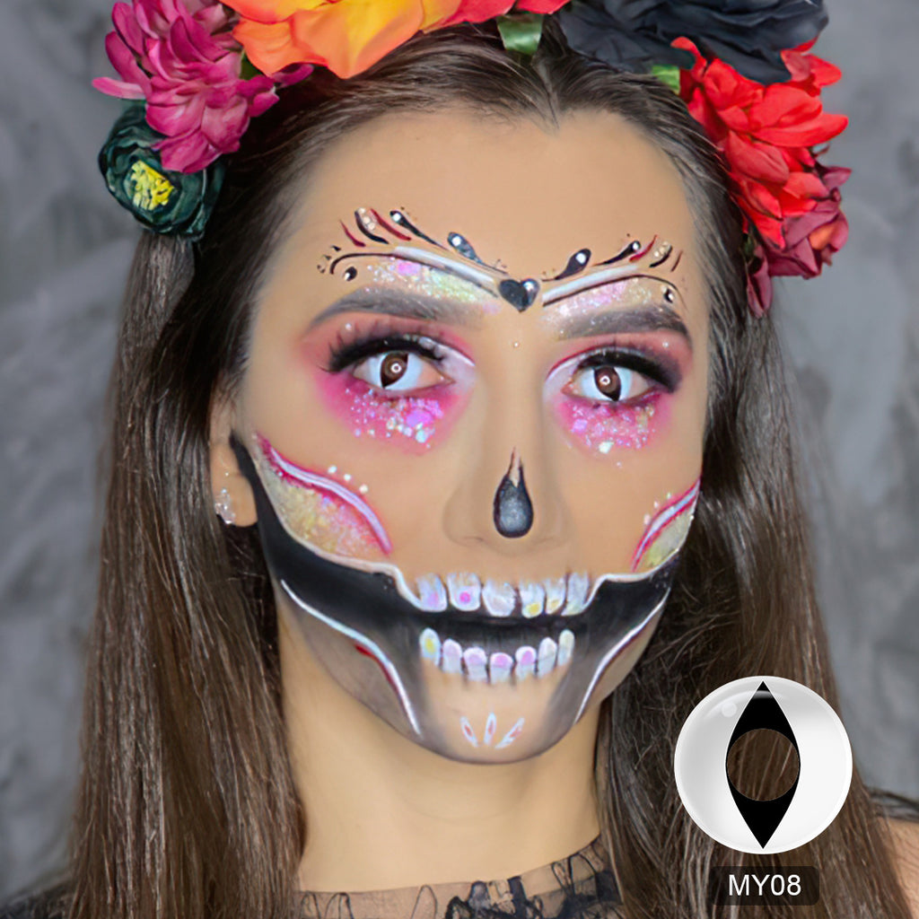 Magister White Cat Eye Crazy Lens