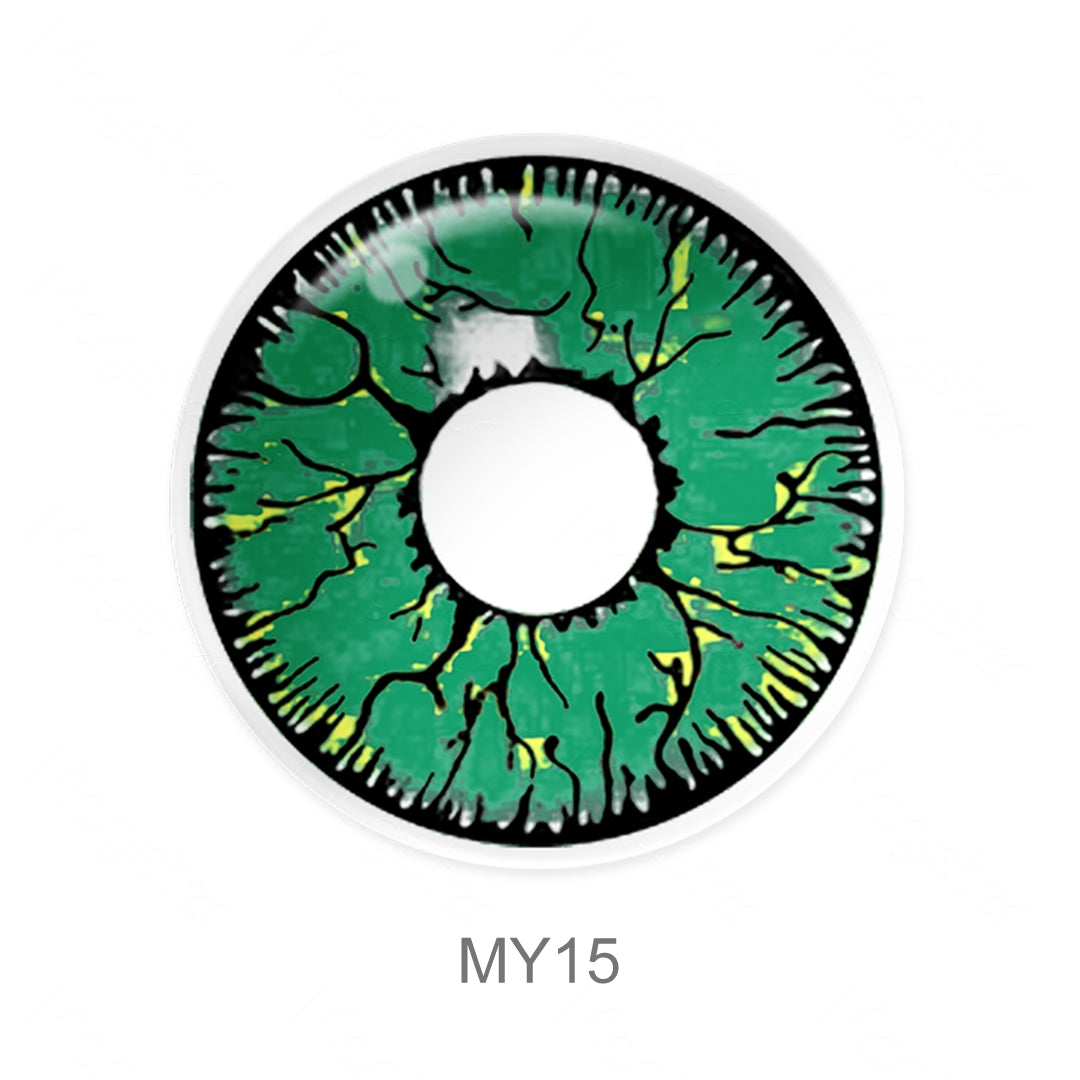Magister Green Crack Crazy Lens