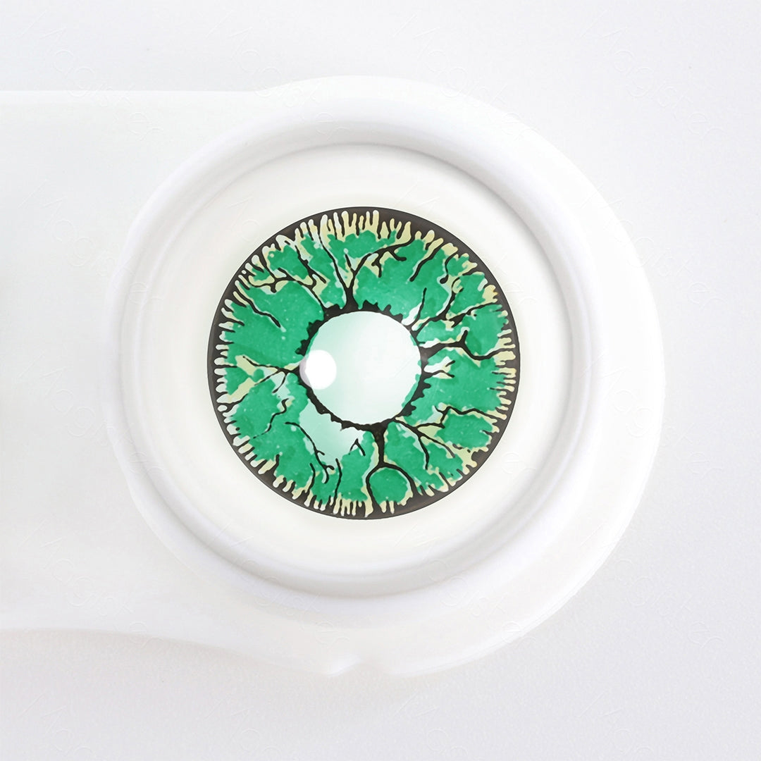 Magister Green Crack Crazy Lens