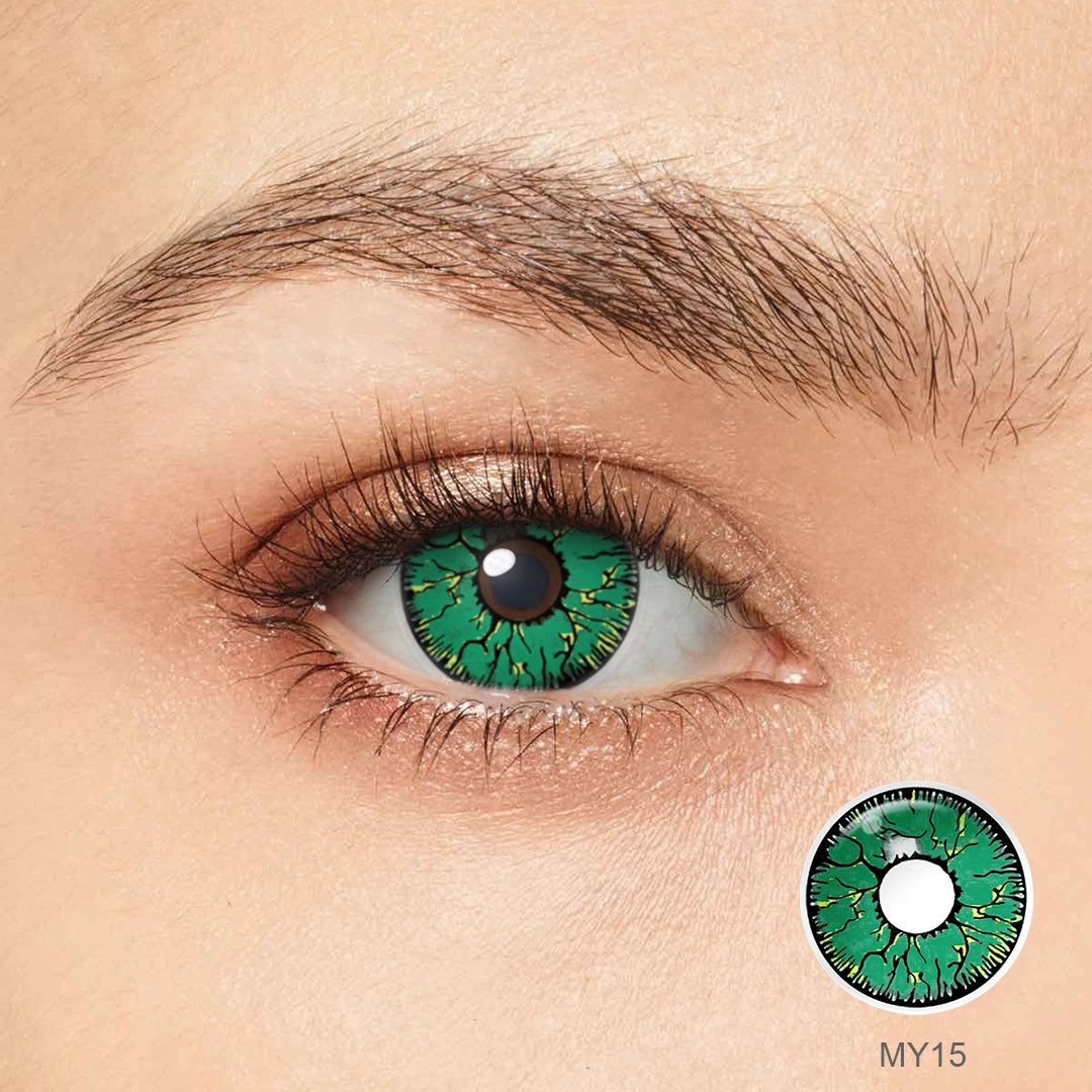 Magister Green Crack Crazy Lens