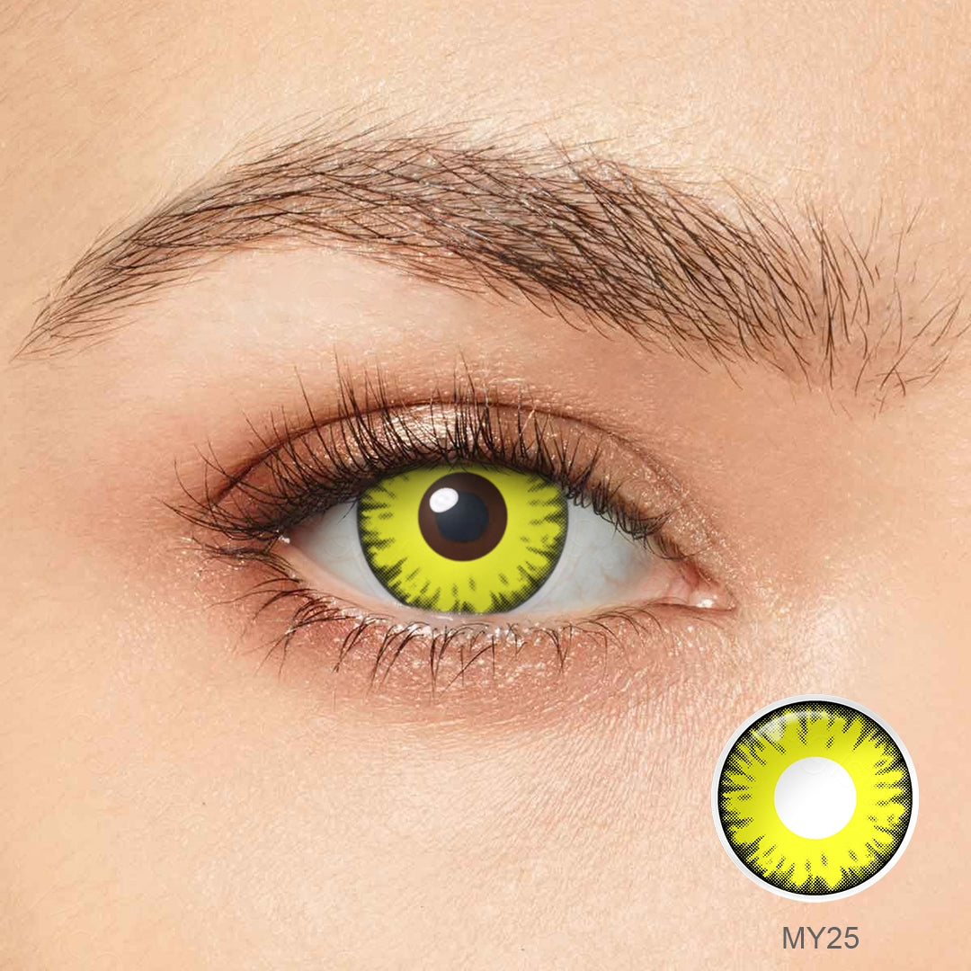 Magister Moon Yellow Vampire Crazy Lens