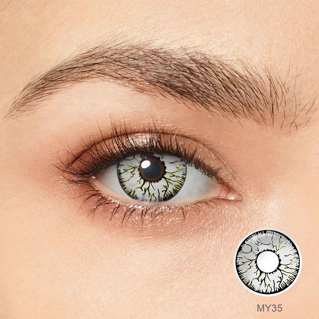 Magister White Crack Crazy Lens