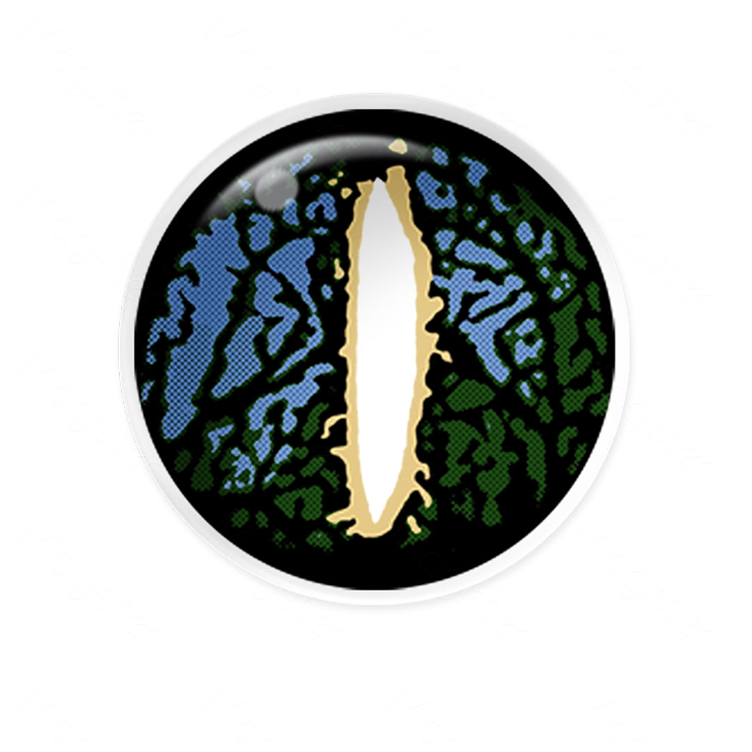 Magister Green Lizard Eye Crazy Lens