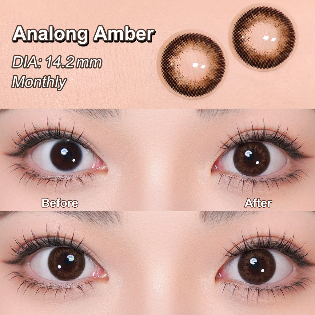 Magister Lumina Analong Amber Colored Contacts