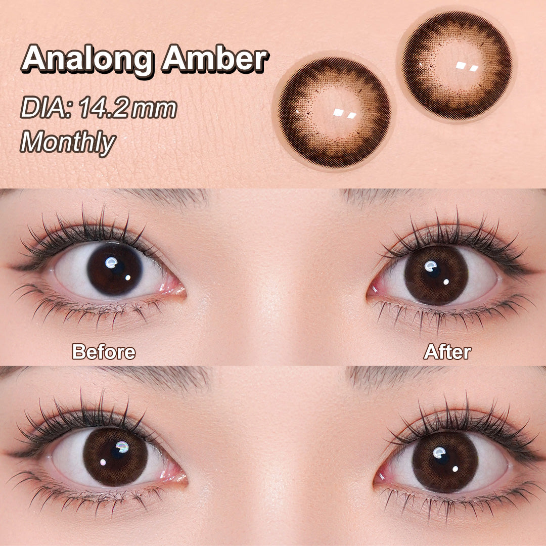 Magister Lumina Analong Amber Colored Contacts