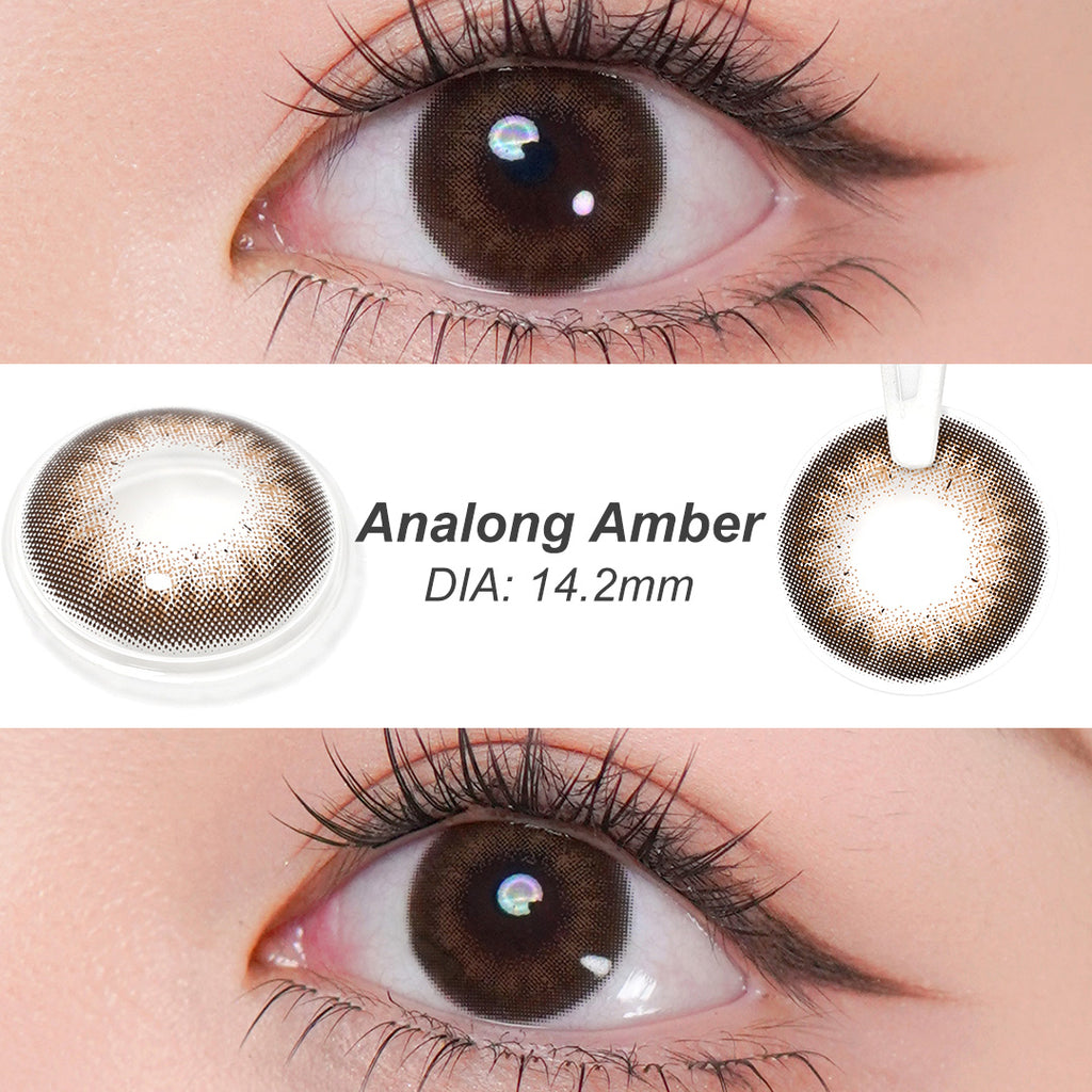 Magister Lumina Analong Amber Colored Contacts