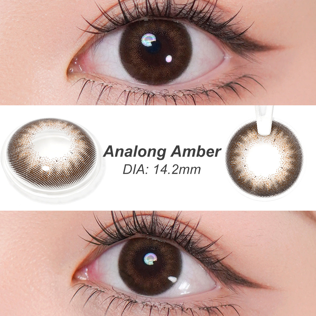 Magister Lumina Analong Amber Colored Contacts