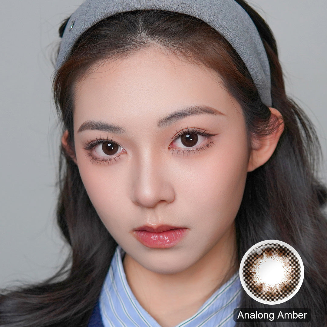 Magister Lumina Analong Amber Colored Contacts