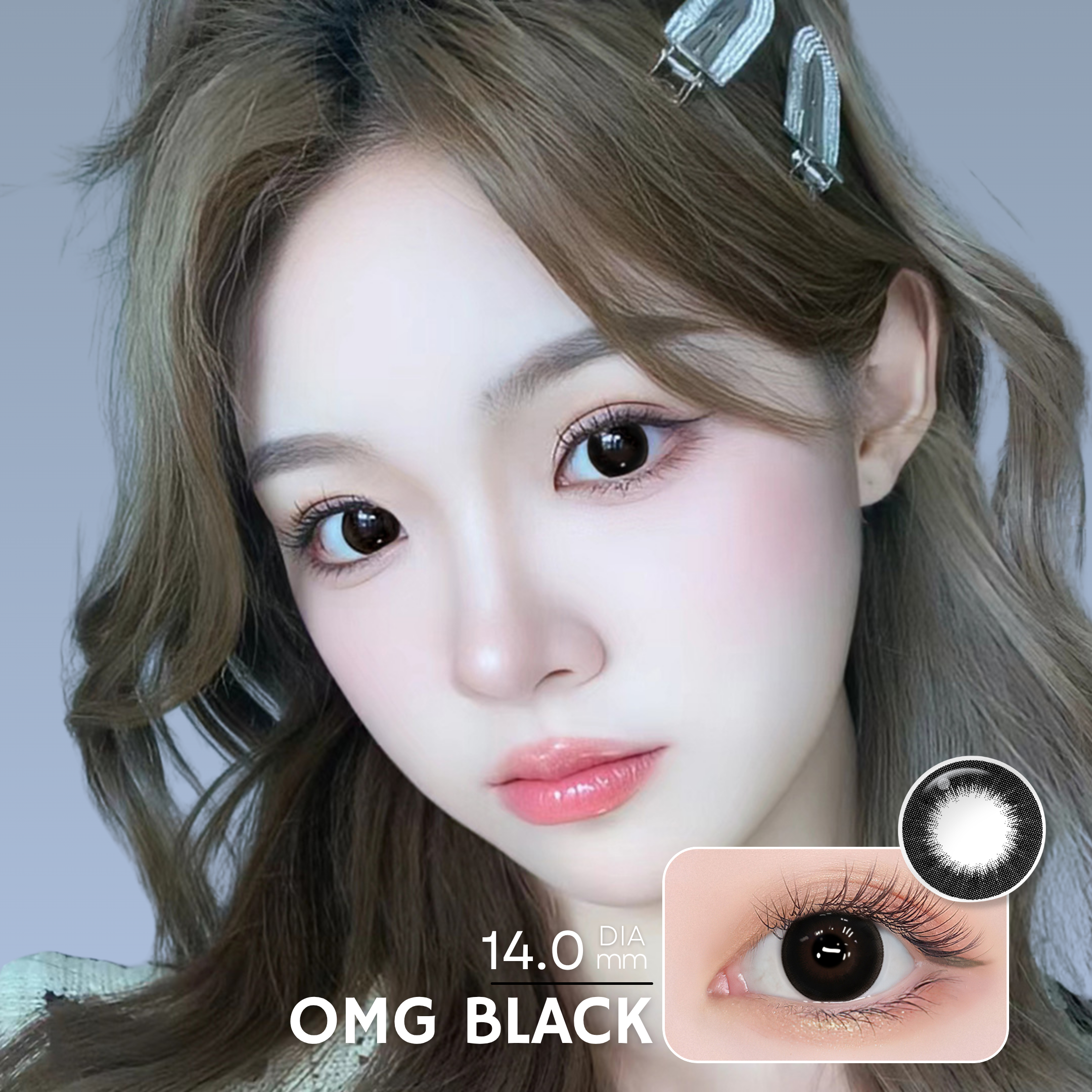 Magister OMG Black Colored Contacts