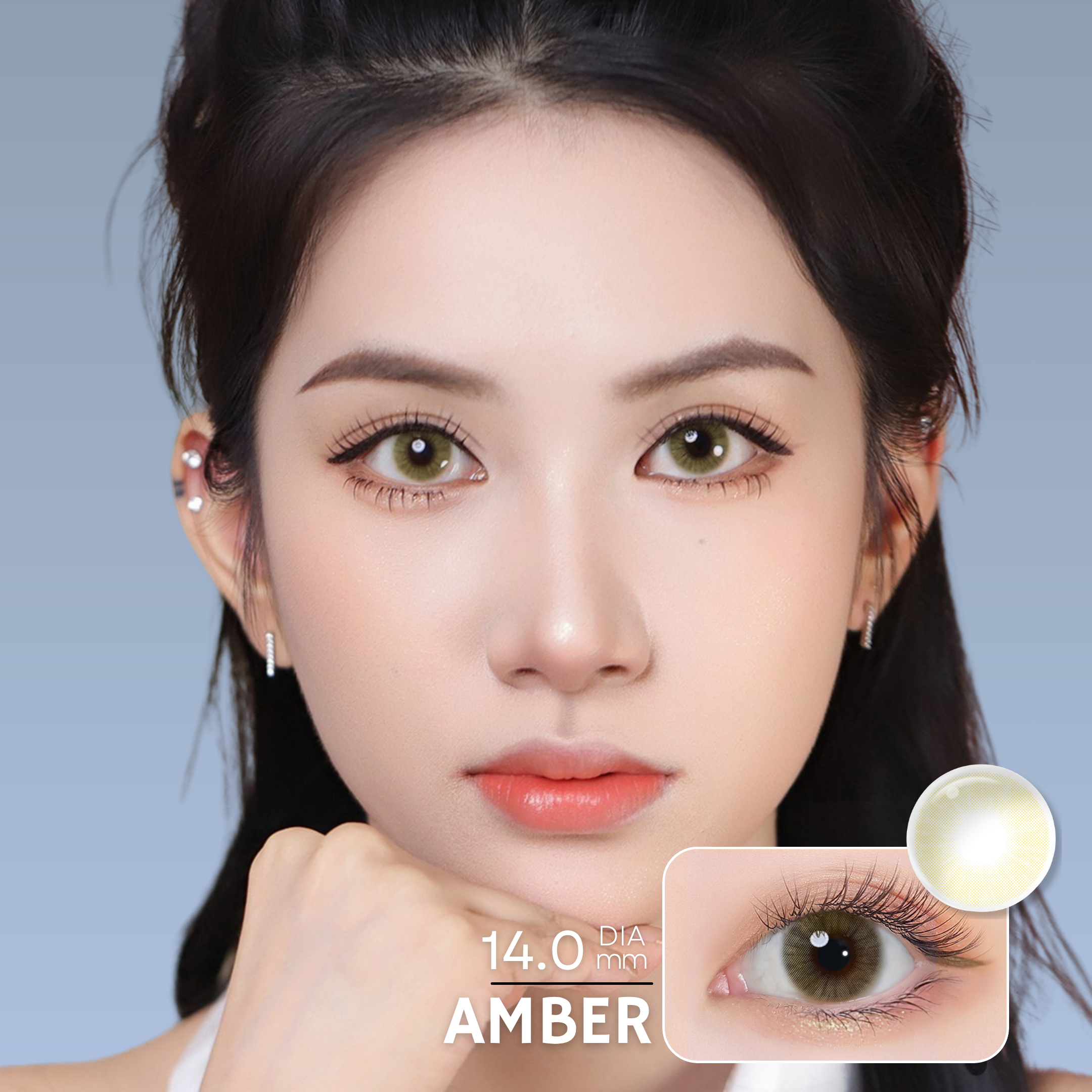 Magister Queen Amber Colored Contacts