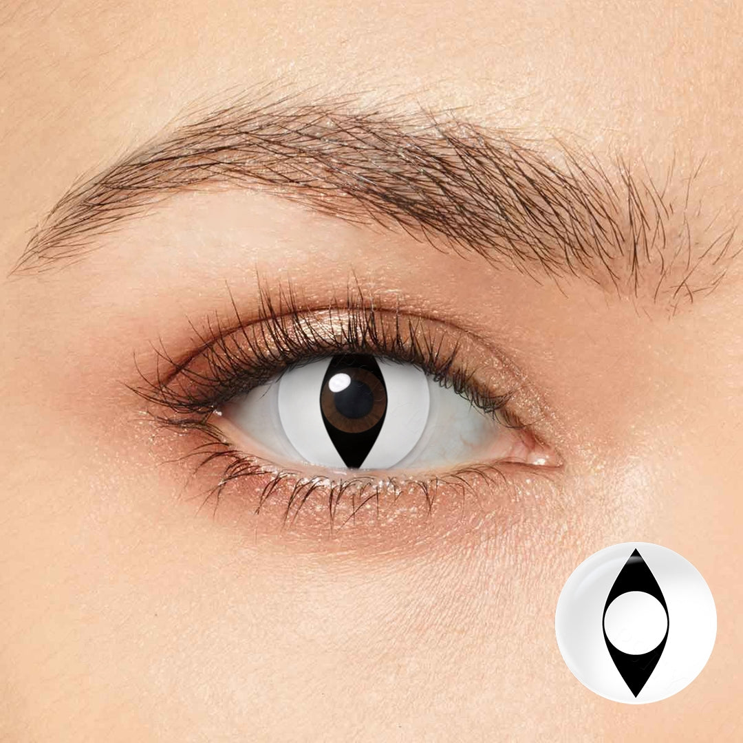 Magister White Cat Eye Crazy Lens