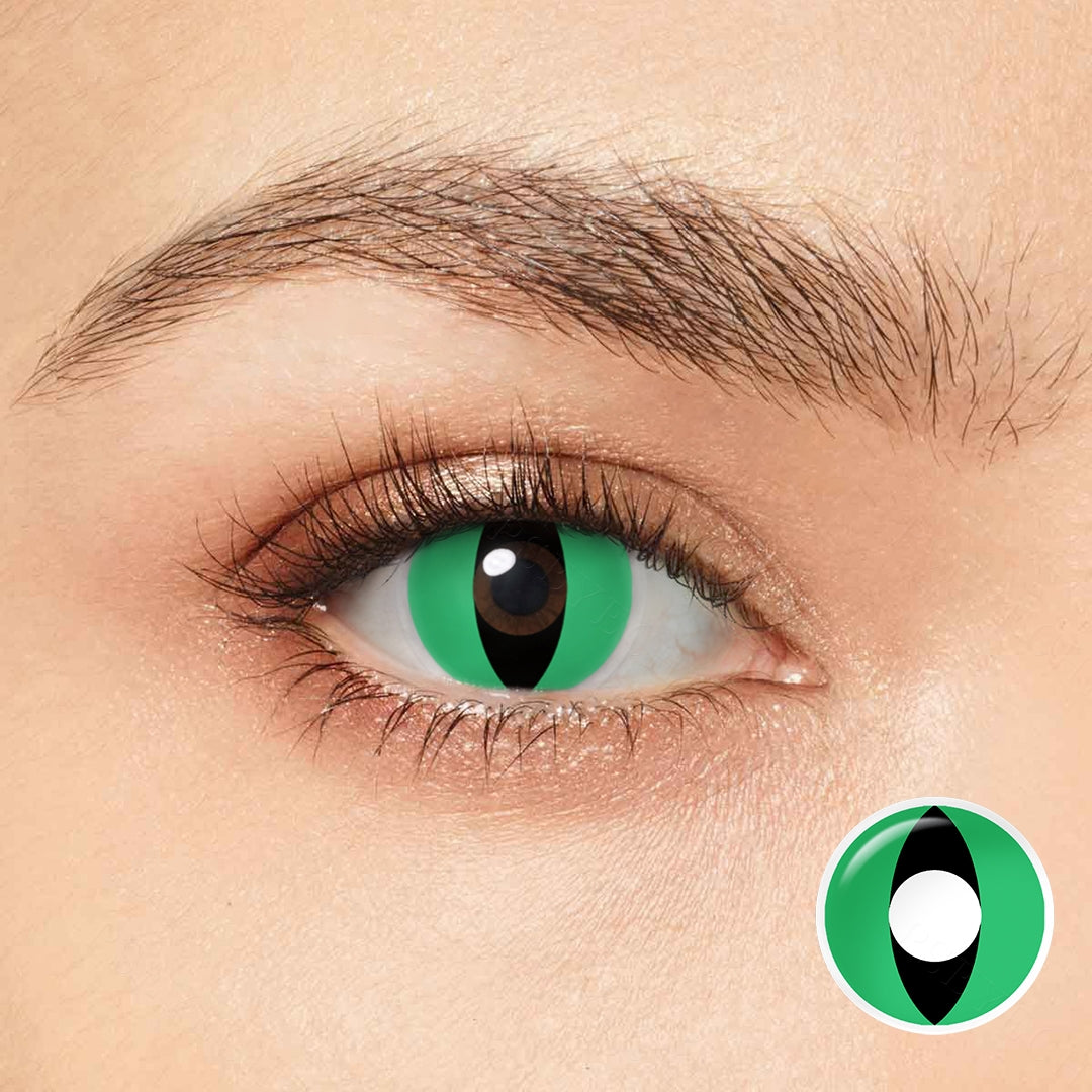 Magister Green Cat Eye Crazy Lens