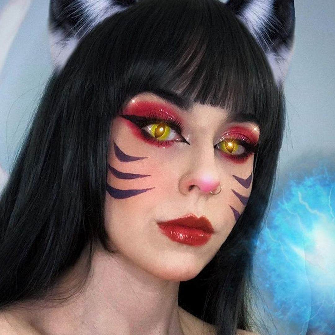 Magister Yellow Cat Eye Crazy Lens